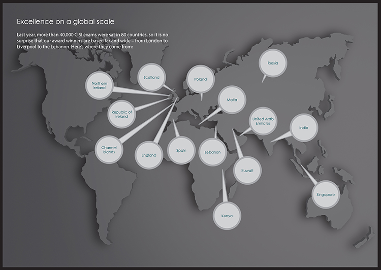 Map of Award Winners