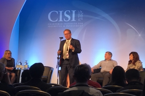 Keith at CISI conference 2018